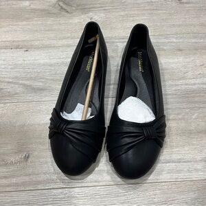 Amazon Black Knotted Ballet Flats